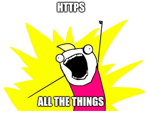 HTTPS all the things meme